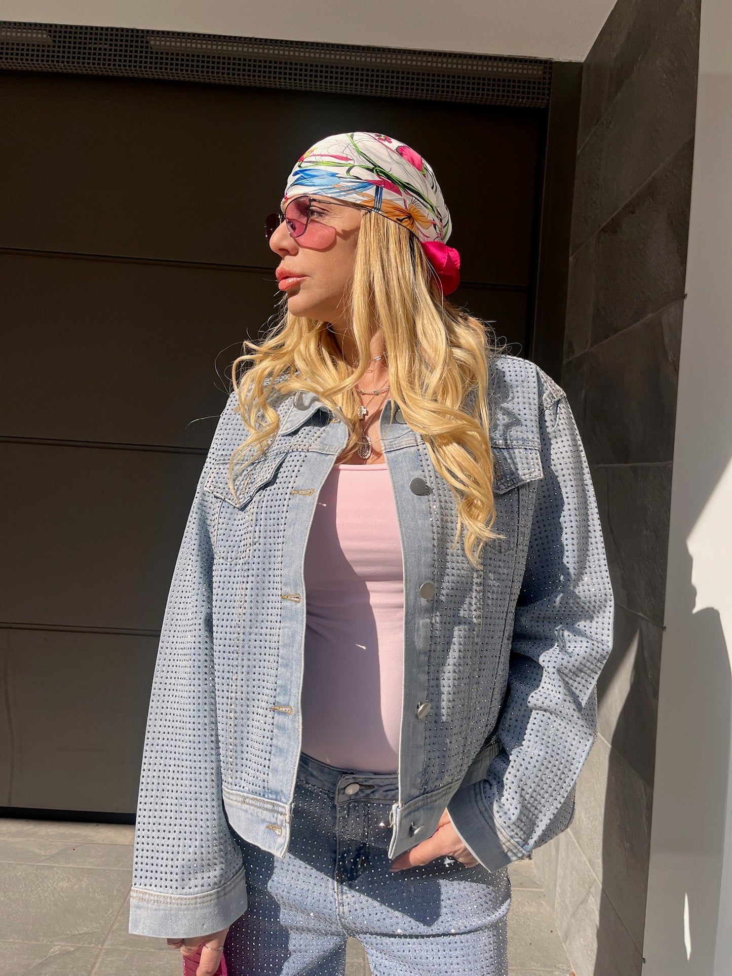 Giubbotto Denim Ultra Strass