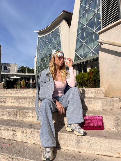 Giubbotto Denim Ultra Strass