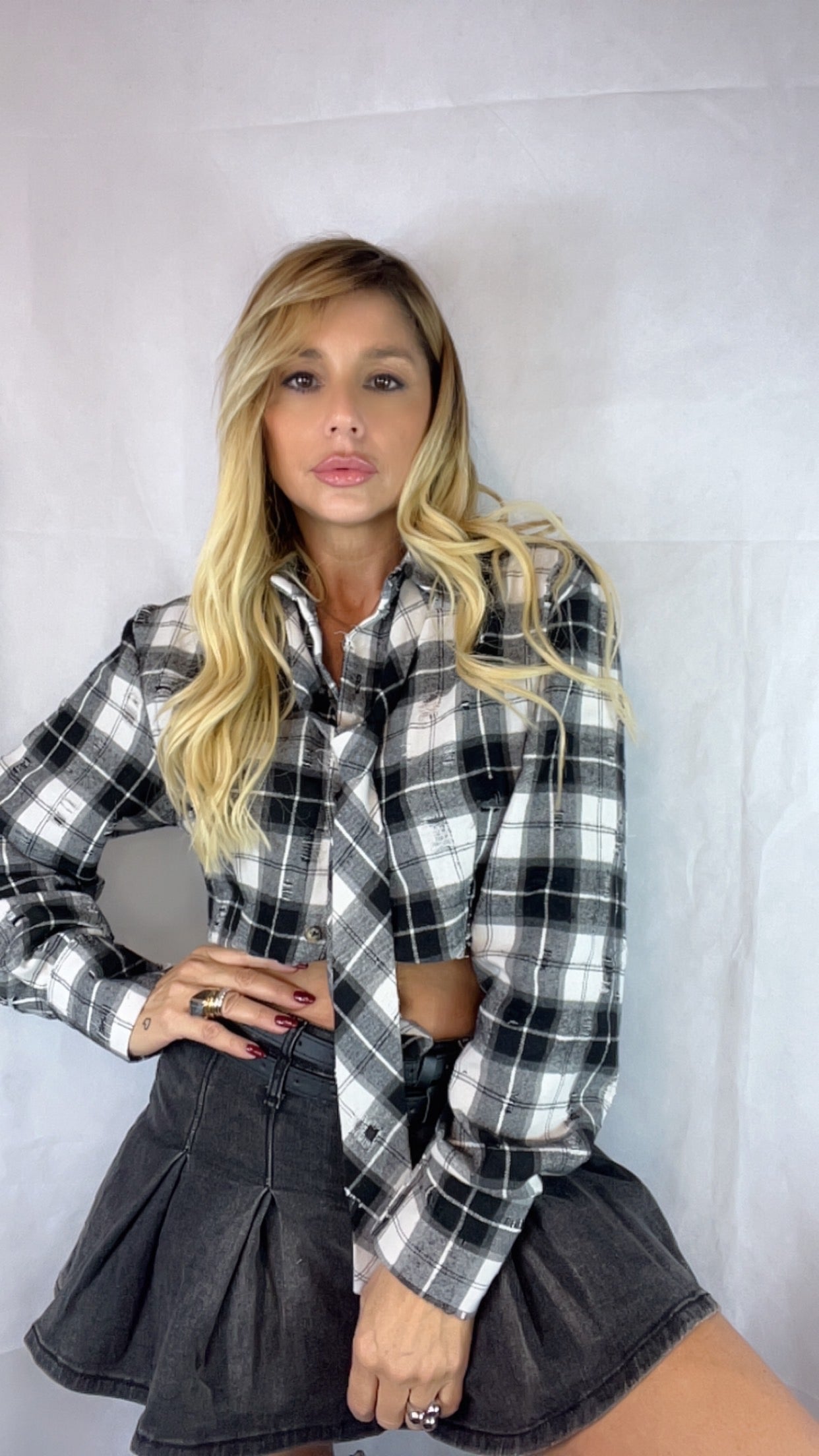 Checkered shirt