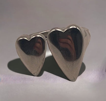 Anello Double Heart