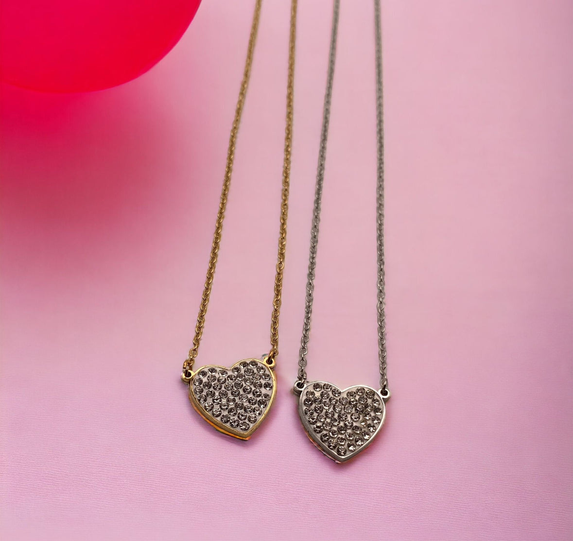 Soft heart necklace