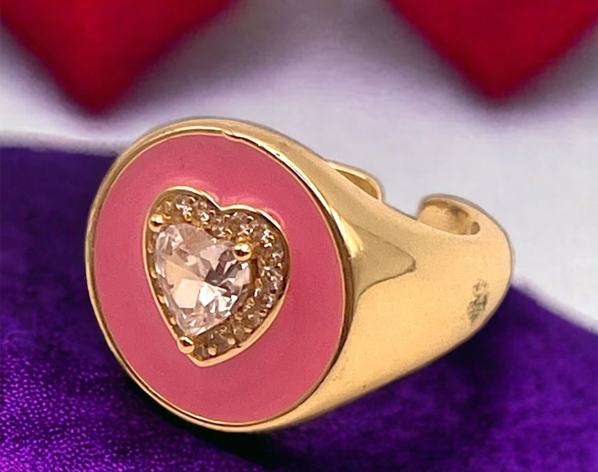 Anello Pink Love