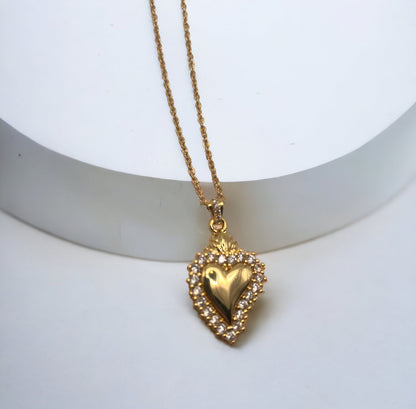 Sacred Heart Necklace Luxury