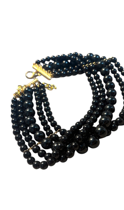 Collana Black perle