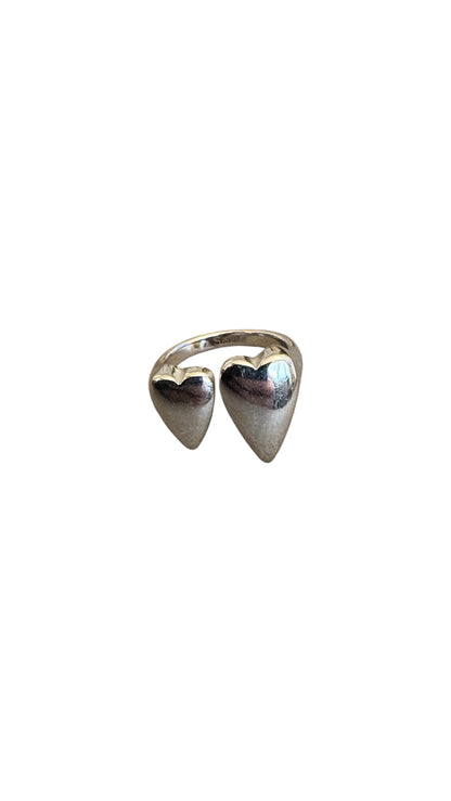 Anello Double Heart